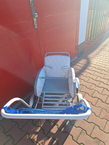 retro proutěný kočárek Liberta, kárka pro dítě - 8