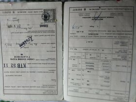 Staré technické průkazy - 8