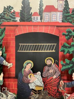 Historický papírový betlém č. 12 - Paseky nad Jizerou - 8