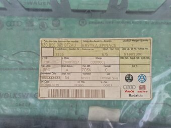 Škoda Octavia II krytka spínačů (rámeček autorádia) - 8