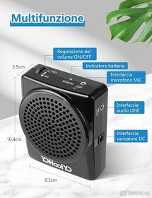 Yohoolyo Mini zesilovač + bezdrát. mikrofon - 8