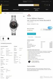 SWISS MILITARY HANOWA Recruit Lady II černá - nové, záruka - 8