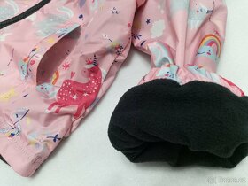 Nový nepromokavý termo set Jednorožci, vel.92/98 - 8