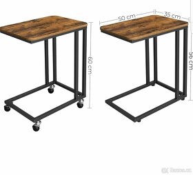 Nový odkládací- servírovaci stolek na kolečkách - 8
