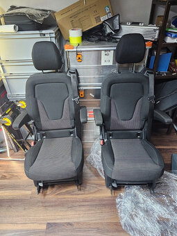 2x jednosedadlo Mercedes Benz V-Class W447 látka Santos jedn - 8