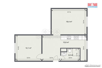 Prodej bytu 2+1, 48 m², Horní Slavkov, ul. Dlouhá - 8