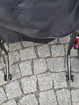 široký invalidní vozík XXL, 4 brzdy - 8