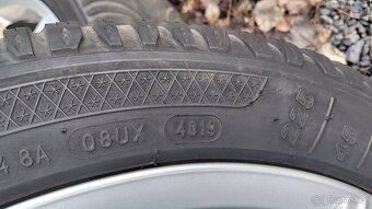 zimní alu kola VW 5x112 ,Kleber 225/45/17 - 8