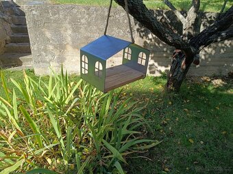 Krmítko pro ptáky stříbrné - 8