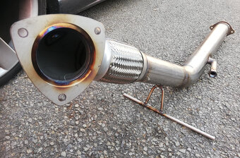 Volvo S60 I, S80 I, V70 II - 3" DOWNPIPE-nerez - 8