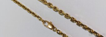 Zlatý řetízek 14k - 585/1000 - státní punc. - 8