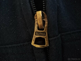 ALPHA INDUSTRIES - MIKINA MODRÁ ZIPOVÁ, velikost "L" - 8