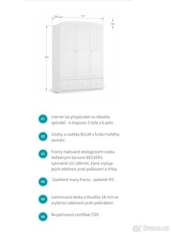 Skříň do dětského pokoje Meblik - 8