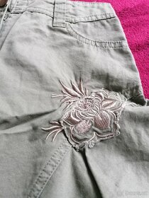 Dívčí sukýnka, vel. 128, barva khaki - 8