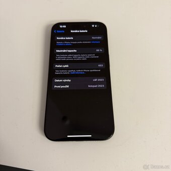 iPhone 16 Pro 128GB černý, pěkný stav, 12 měsíců záruka - 8