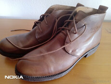 Dámské kožené kotníkové boty - 8