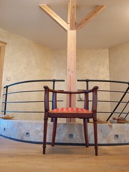 Starožitné křesla-masiv -Rarita - 8