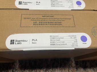 BambuLab PLA Basic filament Refill 1kg různé barvy - 8