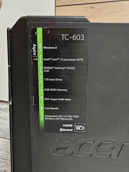 Stolní PC Acer - i5, nVidia GeForce, SSD - 8