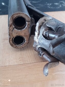 Historický damaskovy kulový dvoják Lancaster - 8