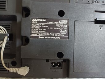 Universum CTR 4663 radiomagnetofon retro 2 kazeťák - 8