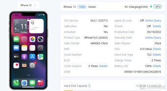 iPhone 13 128gb baterie 100% - 8