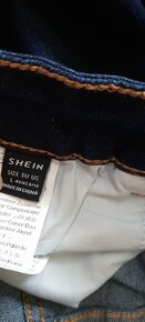 Shein džínové šortky s krajkou - 8