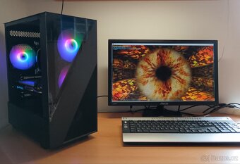 PC - R5 1600, 16GB DDR4, RX 570 8GB, SSD M.2 256GB, HDD 1TB - 8