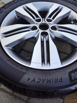 ALU 5x114.3 r18 HYUNDAI + LETNÍ PNEU - ZÁNOVNÍ DISKY - 8