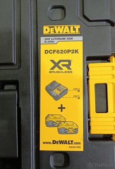 DeWALT DCF620P2K Aku šroubovák na sádrokarton - 8