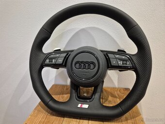 AUDI SLINE VOLANT MULTIFUNKCNY S PÁDLAMI A3 A4 A5 A6 Q5 Q7 - 8