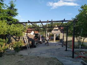 Prodám pergolu(stání pro auta) - 8