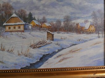 Obraz Svatý motiv, malba, signováno - 8