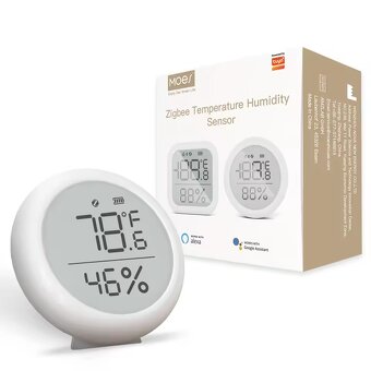 Zigbee 6ks RTV hlavice + 6ks teploměr+vlhkoměr - 8