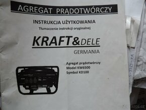 Generátor, elektrocentrála 380V, 2500/2200W - 8