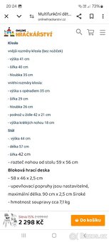 Prodám multifunkční židličku pro děti - 8