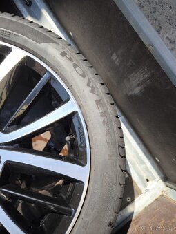 Orig.VW disky 17" Borbet s pneu Pirelli 225/45/17 DOT 1223 - 8