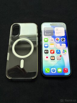 Prodám iPhone 16, 128GB, modrozelený, záruka do 20. 9. 2026 - 8