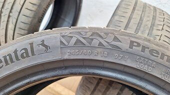 4ks letní pneu Continental 245/40 R18 3-5mm Audi A6 - 8