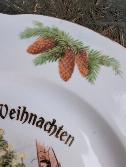 Starožitný porcelán. servírovací talíř, Kauffhaus. - 8