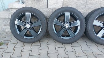 Alu kola 5x112 r16 Star originál Škoda Octavia III - 8