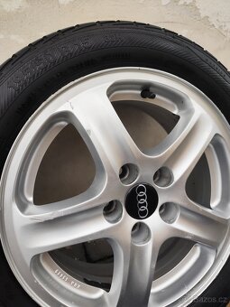 ALU 5x100 r15 ŠKODA + LETNÍ PNEU - 8