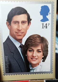 7x pohlednice Anglie: Charles a Diana. Anglie. RARITA. - 8