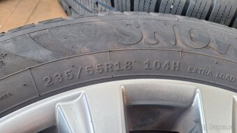 Alu kola Toyota 18" 5x114,3 zimní pneu 235/55 R18 7-8mm Rav - 8