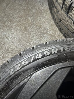ALU Kola ŠKODA 5x112 R18 COMET Zánovní Zimní Pneu 225/45/18 - 8