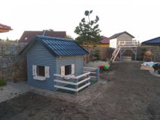 Zahradní domek pro děti rhombus modřín - 8