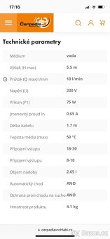 Přečerpávač kondenzátu z kotle - 8