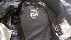 kožená motocyklová bunda s hrbem - 8