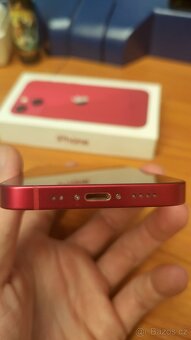 Apple Phone 13mini 128GB RED, skvělý stav, bater85%,zár.12m - 8