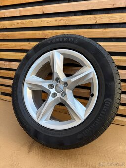 Alu originální kola Audi Q7 255/55 R19 5x112❄️ - 8
